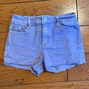 Tractr Girls Purple Denim Shorts